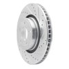 631-54077R Drilled/Slotted Brake Rotor [Silver], 2015-2020 Ford/Lincoln/Mercury/Mazda, Position: Front Right - image 2