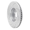 631-54077R Drilled/Slotted Brake Rotor [Silver], 2015-2020 Ford/Lincoln/Mercury/Mazda, Position: Front Right - image 4