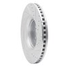 631-54078L Drilled/Slotted Brake Rotor [Silver], 2015-2020 Ford/Lincoln/Mercury/Mazda, Position: Front Left - image 4