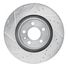 631-54078R Drilled/Slotted Brake Rotor [Silver], 2015-2020 Ford/Lincoln/Mercury/Mazda, Position: Front Right - image 1