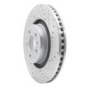 631-54078R Drilled/Slotted Brake Rotor [Silver], 2015-2020 Ford/Lincoln/Mercury/Mazda, Position: Front Right - image 2