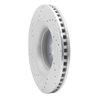 631-54078R Drilled/Slotted Brake Rotor [Silver], 2015-2020 Ford/Lincoln/Mercury/Mazda, Position: Front Right - image 4