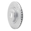 631-54079R Drilled/Slotted Brake Rotor [Silver], Fits Select Ford/Lincoln/Mercury/Mazda, Position: Front Right - image 2