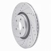 631-54082L Drilled/Slotted Brake Rotor [Silver], 2014-2019 Ford/Lincoln/Mercury/Mazda, Position: Front Left - image 2