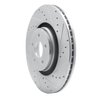 631-54082R Drilled/Slotted Brake Rotor [Silver], 2014-2019 Ford/Lincoln/Mercury/Mazda, Position: Front Right - image 2