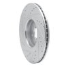 631-54082R Drilled/Slotted Brake Rotor [Silver], 2014-2019 Ford/Lincoln/Mercury/Mazda, Position: Front Right - image 4