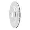 631-54087L Drilled/Slotted Brake Rotor [Silver], 2004-2007 Ford/Lincoln/Mercury/Mazda, Position: Rear Left - image 2