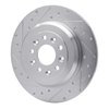631-54088L Drilled/Slotted Brake Rotor [Silver], 2005-2019 Ford/Lincoln/Mercury/Mazda, Position: Rear Left - image 2