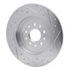 631-54088L Drilled/Slotted Brake Rotor [Silver], 2005-2019 Ford/Lincoln/Mercury/Mazda, Position: Rear Left - image 4