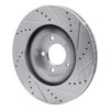 631-54089L Drilled/Slotted Brake Rotor [Silver], 2007-2015 Ford/Lincoln/Mercury/Mazda, Position: Front Left - image 4