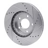 631-54091L Drilled/Slotted Brake Rotor [Silver], 2007-2008 Ford/Lincoln/Mercury/Mazda, Position: Front Left - image 4