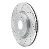 631-54094L Drilled/Slotted Brake Rotor [Silver], 2011-2019 Ford/Lincoln/Mercury/Mazda, Position: Front Left - image 2