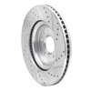 631-54094L Drilled/Slotted Brake Rotor [Silver], 2011-2019 Ford/Lincoln/Mercury/Mazda, Position: Front Left - image 4