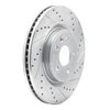 631-54094R Drilled/Slotted Brake Rotor [Silver], 2011-2019 Ford/Lincoln/Mercury/Mazda, Position: Front Right - image 2