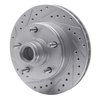 631-54097L Drilled/Slotted Brake Rotor [Silver], 1973-1993 Ford/Lincoln/Mercury/Mazda, Position: Front Left - image 2
