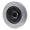 631-54097L Drilled/Slotted Brake Rotor [Silver], 1973-1993 Ford/Lincoln/Mercury/Mazda, Position: Front Left - image 4