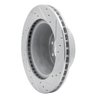 631-54100L Drilled/Slotted Brake Rotor [Silver], 1968-1976 Ford/Lincoln/Mercury/Mazda, Position: Front Left - image 4