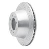 631-54100R Drilled/Slotted Brake Rotor [Silver], 1968-1976 Ford/Lincoln/Mercury/Mazda, Position: Front Right - image 2