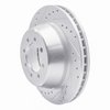 631-54102L Drilled/Slotted Brake Rotor [Silver], 1975-1994 Ford/Lincoln/Mercury/Mazda, Position: Front Left - image 2