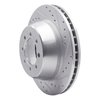 631-54102R Drilled/Slotted Brake Rotor [Silver], 1975-1994 Ford/Lincoln/Mercury/Mazda, Position: Front Right - image 2