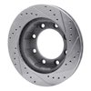 631-54103L Drilled/Slotted Brake Rotor [Silver], 1976-1979 Ford/Lincoln/Mercury/Mazda, Position: Front Left - image 4