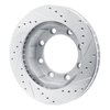 631-54104L Drilled/Slotted Brake Rotor [Silver], 1977-1979 Ford/Lincoln/Mercury/Mazda, Position: Front Left - image 4