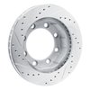 631-54104R Drilled/Slotted Brake Rotor [Silver], 1977-1979 Ford/Lincoln/Mercury/Mazda, Position: Front Right - image 4