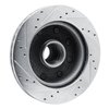631-54105R Drilled/Slotted Brake Rotor [Silver], 1980-1985 Ford/Lincoln/Mercury/Mazda, Position: Front Right - image 4