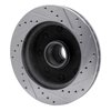 631-54106L Drilled/Slotted Brake Rotor [Silver], 1980-1985 Ford/Lincoln/Mercury/Mazda, Position: Front Left - image 4