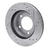 631-54109L Drilled/Slotted Brake Rotor [Silver], 1976-1993 Ford/Lincoln/Mercury/Mazda, Position: Front Left - image 4