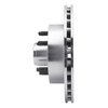 631-54110L Drilled/Slotted Brake Rotor [Silver], 1983-1994 Ford/Lincoln/Mercury/Mazda, Position: Front Left - image 3
