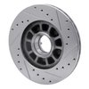 631-54111L Drilled/Slotted Brake Rotor [Silver], 1983-1992 Ford/Lincoln/Mercury/Mazda, Position: Front Left - image 4