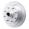 631-54115L Drilled/Slotted Brake Rotor [Silver], 1980-1985 Ford/Lincoln/Mercury/Mazda, Position: Front Left - image 2
