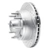 631-54118L Drilled/Slotted Brake Rotor [Silver], 1986-1994 Ford/Lincoln/Mercury/Mazda, Position: Front Left - image 2