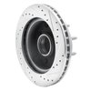 631-54118L Drilled/Slotted Brake Rotor [Silver], 1986-1994 Ford/Lincoln/Mercury/Mazda, Position: Front Left - image 4