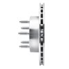 631-54119L Drilled/Slotted Brake Rotor [Silver], 1990-1994 Ford/Lincoln/Mercury/Mazda, Position: Front Left - image 3
