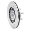 631-54119R Drilled/Slotted Brake Rotor [Silver], 1990-1994 Ford/Lincoln/Mercury/Mazda, Position: Front Right - image 4