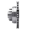 631-54122L Drilled/Slotted Brake Rotor [Silver], 1986-1992 Ford/Lincoln/Mercury/Mazda, Position: Front Left - image 3