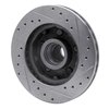 631-54122L Drilled/Slotted Brake Rotor [Silver], 1986-1992 Ford/Lincoln/Mercury/Mazda, Position: Front Left - image 4
