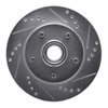 631-54123D Drilled/Slotted Brake Rotor [Silver], 1992-1997 Ford/Lincoln/Mercury/Mazda, Position: Right Front - image 4