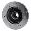 631-54124D Drilled/Slotted Brake Rotor [Silver], 1992-1997 Ford/Lincoln/Mercury/Mazda, Position: Left Front - image 2