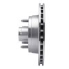 631-54124D Drilled/Slotted Brake Rotor [Silver], 1992-1997 Ford/Lincoln/Mercury/Mazda, Position: Left Front - image 3