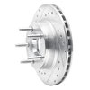 631-54125L Drilled/Slotted Brake Rotor [Silver], 1993-1994 Ford/Lincoln/Mercury/Mazda, Position: Front Left - image 2