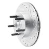 631-54125R Drilled/Slotted Brake Rotor [Silver], 1993-1994 Ford/Lincoln/Mercury/Mazda, Position: Front Right - image 2