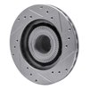 631-54126L Drilled/Slotted Brake Rotor [Silver], 1991-1994 Ford/Lincoln/Mercury/Mazda, Position: Front Left - image 4