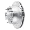 631-54127L Drilled/Slotted Brake Rotor [Silver], 1992-1994 Ford/Lincoln/Mercury/Mazda, Position: Front Left - image 2