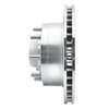 631-54127L Drilled/Slotted Brake Rotor [Silver], 1992-1994 Ford/Lincoln/Mercury/Mazda, Position: Front Left - image 3