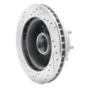 631-54127R Drilled/Slotted Brake Rotor [Silver], 1992-1994 Ford/Lincoln/Mercury/Mazda, Position: Front Right - image 4