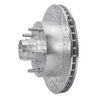 631-54129R Drilled/Slotted Brake Rotor [Silver], 1994-2001 Ford/Lincoln/Mercury/Mazda, Position: Front Right - image 2