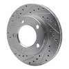 631-54131L Drilled/Slotted Brake Rotor [Silver], 1994-1996 Ford/Lincoln/Mercury/Mazda, Position: Front Left - image 2